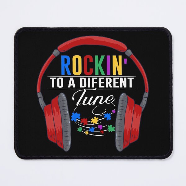 Item preview, Autism Rockin' To A Different Tune Autism Awareness Sensory Headphones designed and sold by Merchking1.