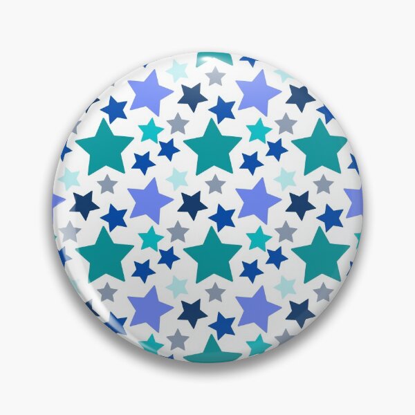 Item preview, shades of blue star pattern - pattern designed and sold by Jessi-Sketches.