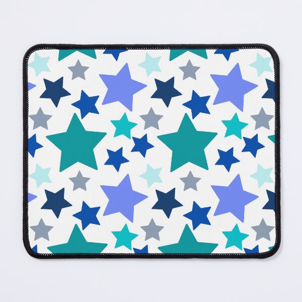 Item preview, shades of blue star pattern - pattern designed and sold by Jessi-Sketches.