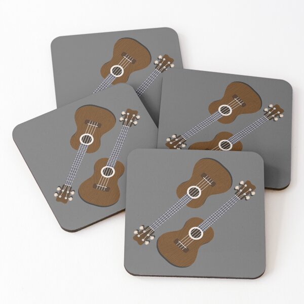 Item preview, Wood Ukelele Pattern with shadow designed and sold by BRU Design.