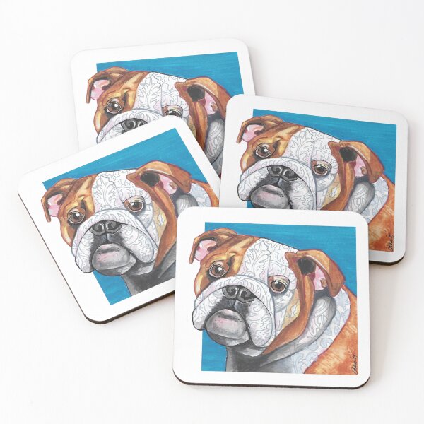 Item preview, Love My Bulldog! designed and sold by TheArtBarCafe.