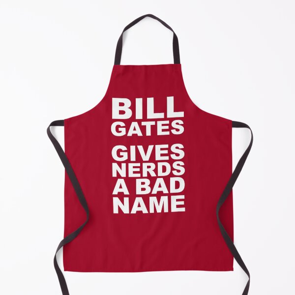 Item preview, Copy of Bill Gate Gives Nerds A Bad Name in White Text on Red designed and sold by James-Cole.