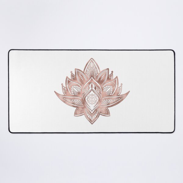 Item preview, Heart Chakra in Lotus Mandala (Rose Gold) designed and sold by squishyrainbow.