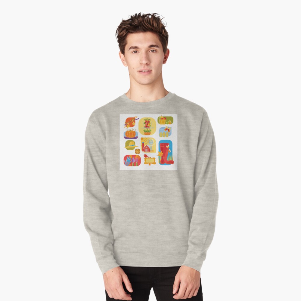 Autumn Farm Pullover Sweatshirt