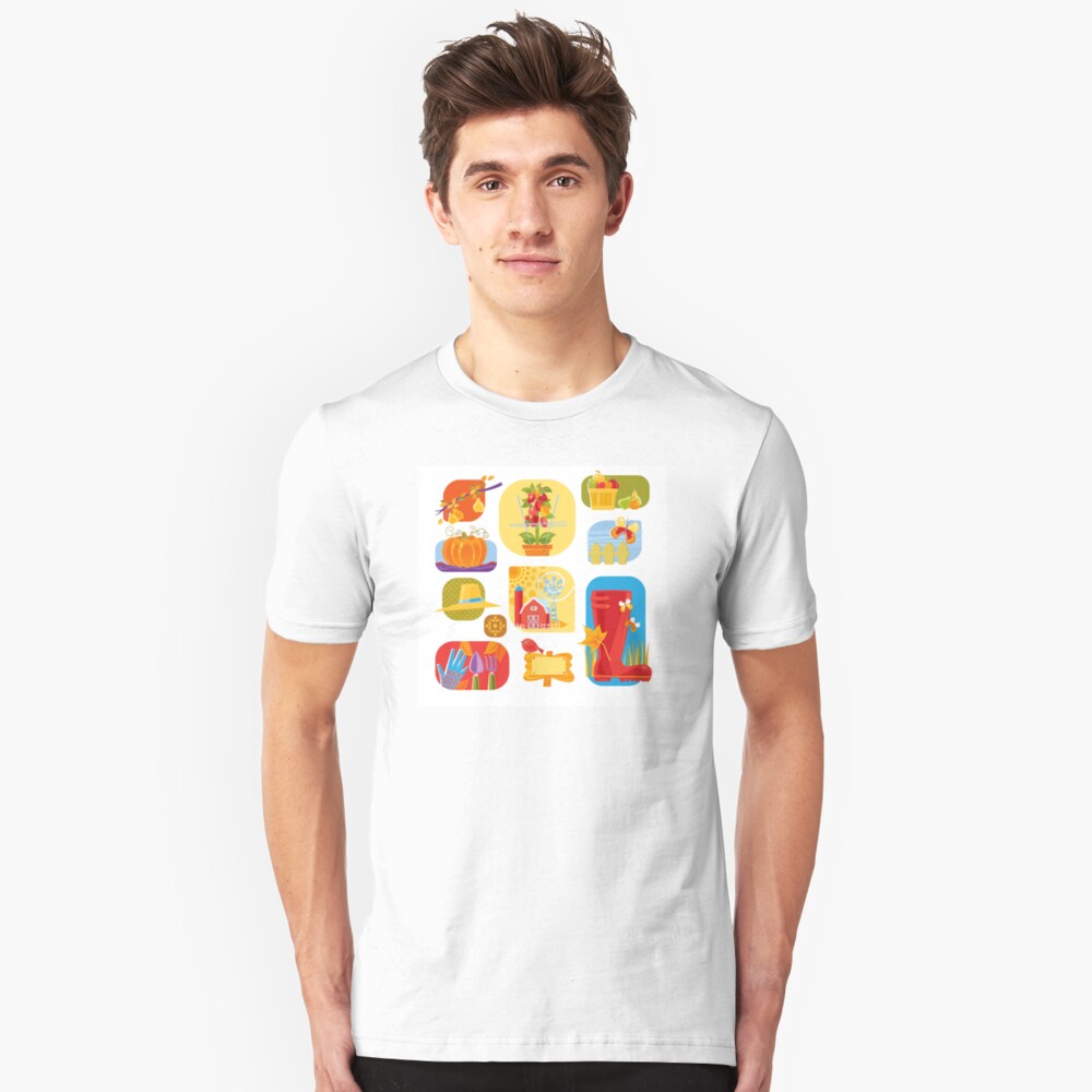 Autumn Farm Slim Fit T-Shirt