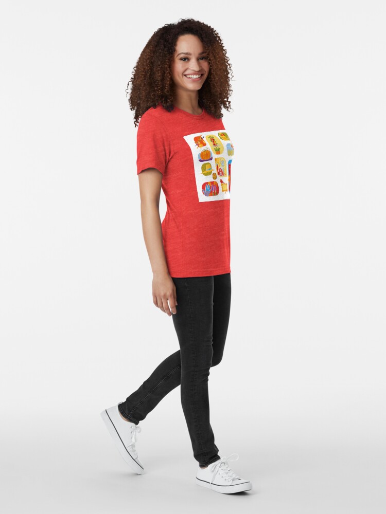 Alternate view of Autumn Farm Tri-blend T-Shirt