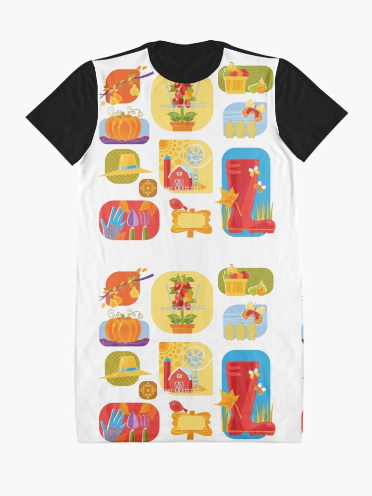 Alternate view of Autumn Farm Graphic T-Shirt Dress