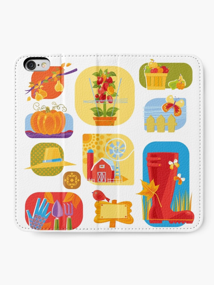 Alternate view of Autumn Farm iPhone Wallet