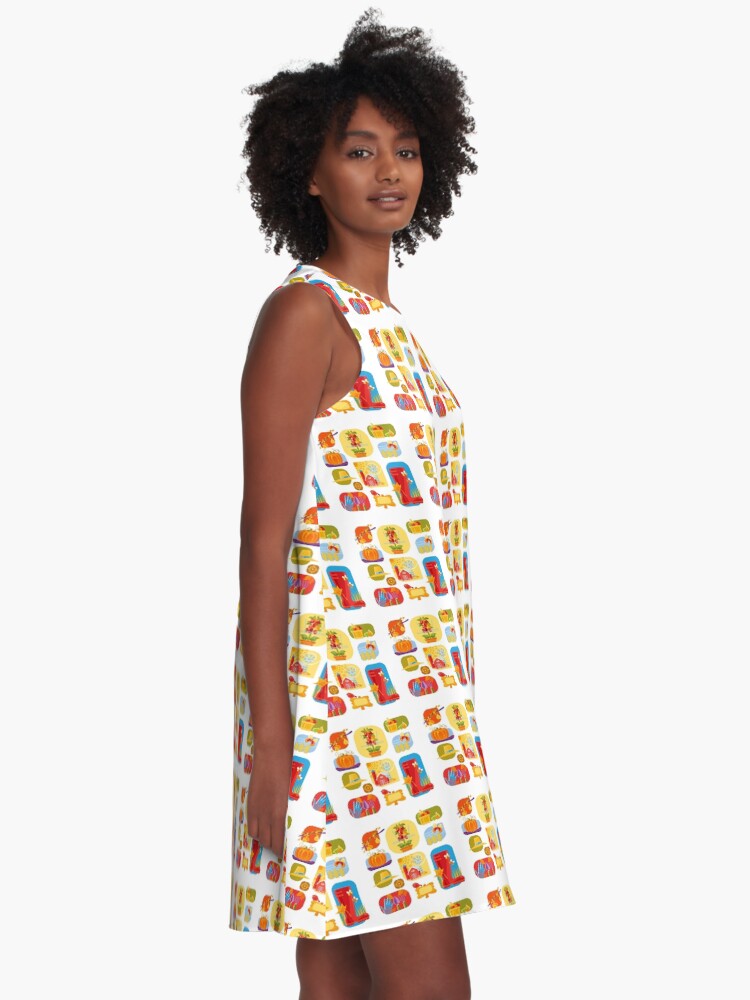 Alternate view of Autumn Farm A-Line Dress