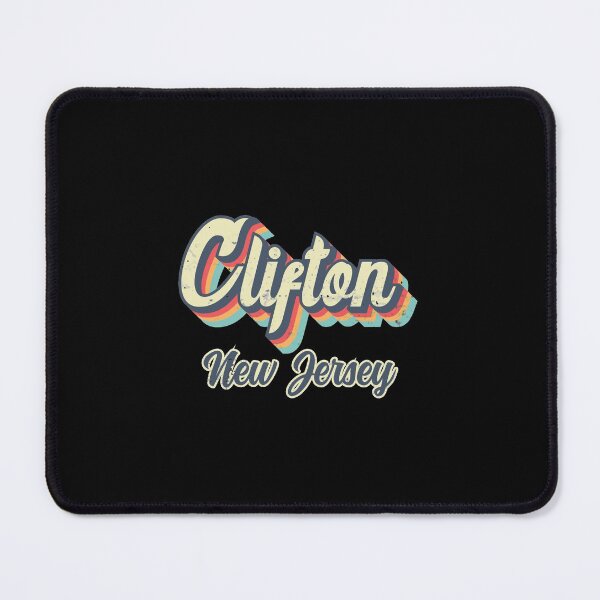 Item preview, Clifton City New Jersey Retro Vintage 70s rainbow designed and sold by Teelogic.