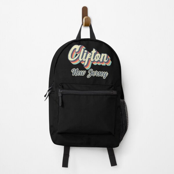 Item preview, Clifton City New Jersey Retro Vintage 70s rainbow designed and sold by Teelogic.