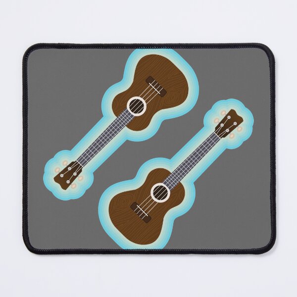 Item preview, Ukelele Pattern with colourful border designed and sold by BRU Design.