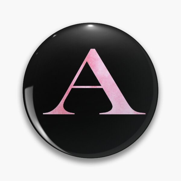Item preview, Watercolor Monogram Pink Letter A designed and sold by NECHSTORE.