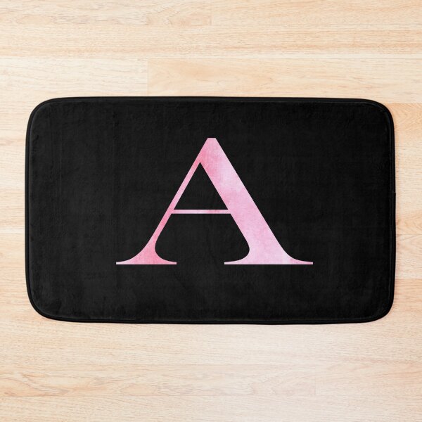 Item preview, Watercolor Monogram Pink Letter A designed and sold by NECHSTORE.