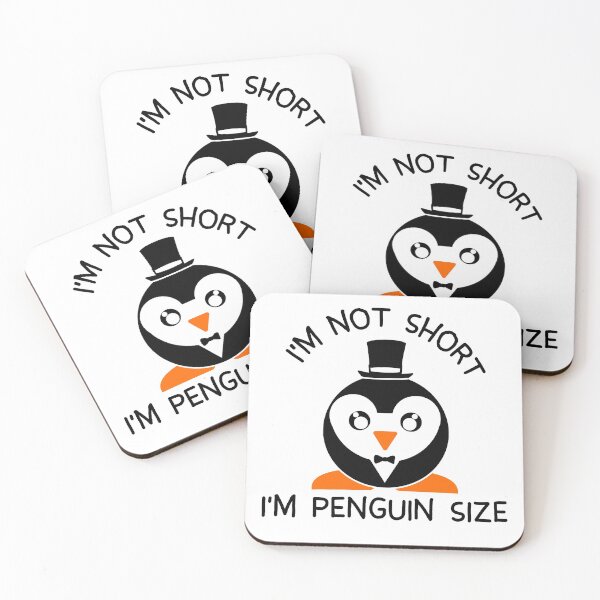 Item preview, Tuxedo Penguin - I'm Not Short, I'm Penguin Size designed and sold by luisp96.