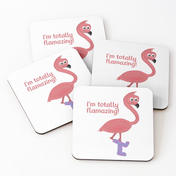 Item preview, Flamingo With Purple Gumboots designed and sold by InspiredPamjoy.