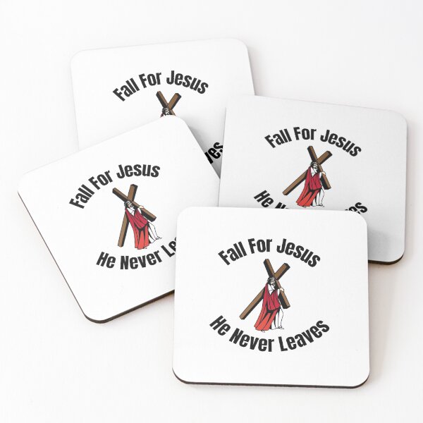 Item preview, Fall For Jesus He Never Leaves  designed and sold by SimpleLee.