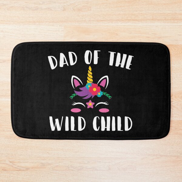 Item preview, Dad of the Wild Child - Unicorn Theme Birthday, Dad of the Birthday Girl, Unicorn Daddy Princess designed and sold by Merchking1.