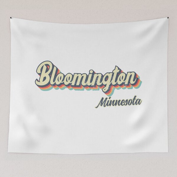 Item preview, Bloomington City Minnesota Retro Vintage 70s rainbow designed and sold by Teelogic.