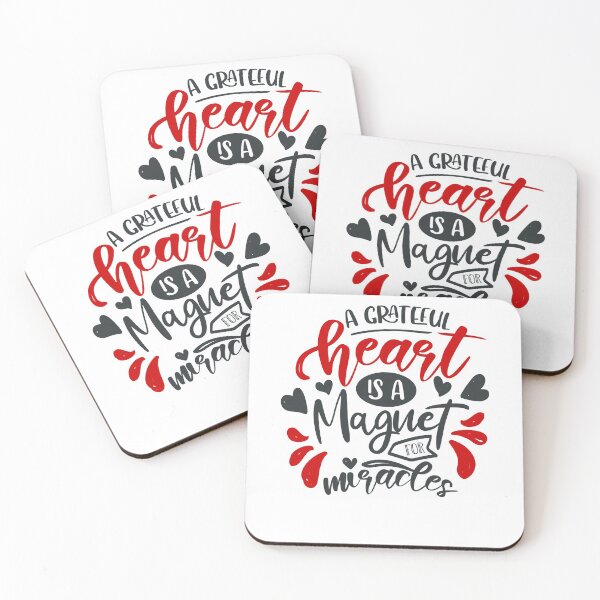 Item preview, A Grateful Heart Is A Magent For Miracles designed and sold by FOX1999-Design.