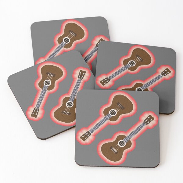 Item preview, Ukelele Pattern with colourful border designed and sold by BRU Design.
