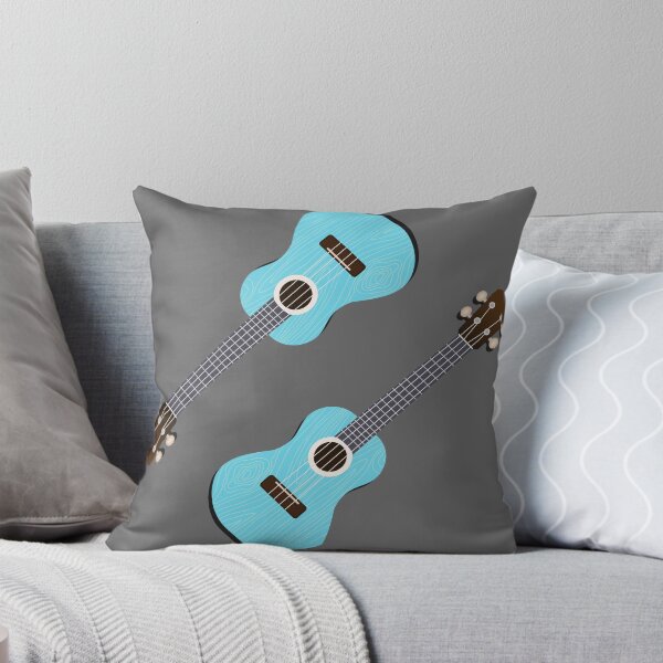 Item preview, Patrón de ukelele azul designed and sold by BRU Design.