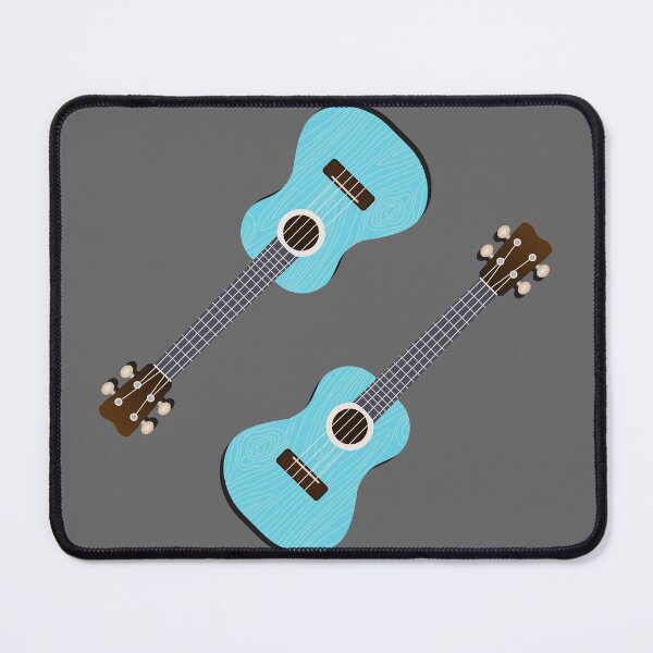 Item preview, Blue Ukelele Pattern designed and sold by BRU Design.