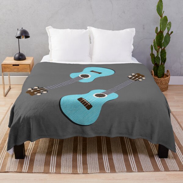 Item preview, Blue Ukelele Pattern designed and sold by BRU Design.