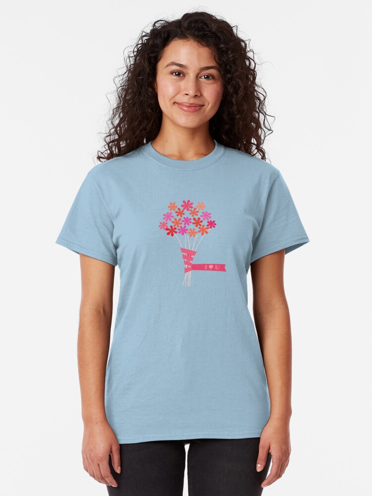 Alternate view of Flowers for You! Classic T-Shirt