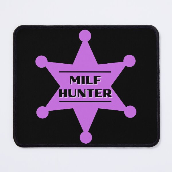 Item preview, MILF Hunter Purple Badge designed and sold by CaitU.