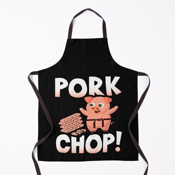 Item preview, cute pig karate pork chop designed and sold by Merchking1.