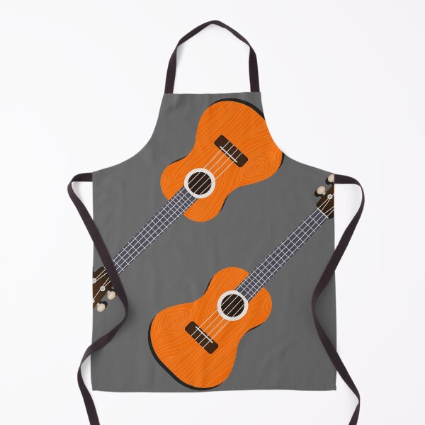 Item preview, Orange Ukelele Pattern designed and sold by BRU Design.