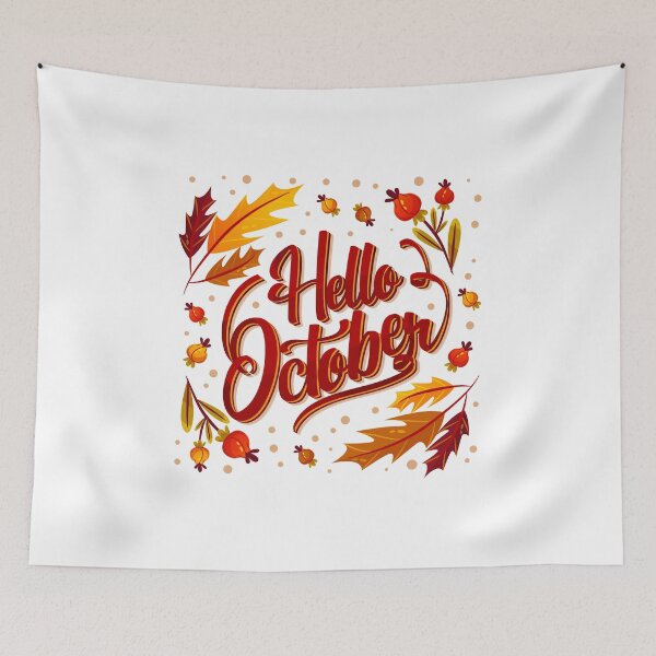 Item preview, Hello October   designed and sold by ZafranOnline.