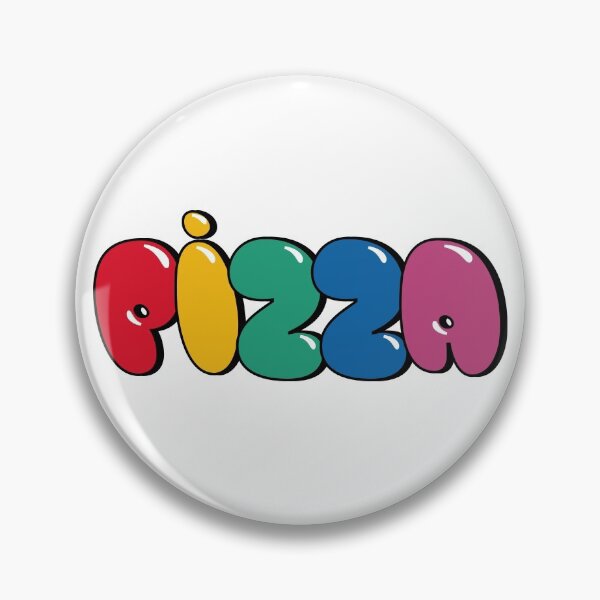 Item preview, graffiti style pizza typography designed and sold by asymmetrickid.