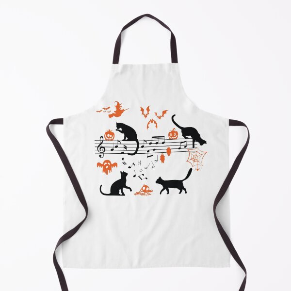 Item preview, Halloween Spooky and Scary Cats Playing Music Notes designed and sold by Blok45.