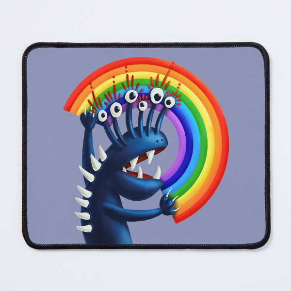 Item preview, Funny Monster With Colorful Rainbow designed and sold by Boriana Giormova.