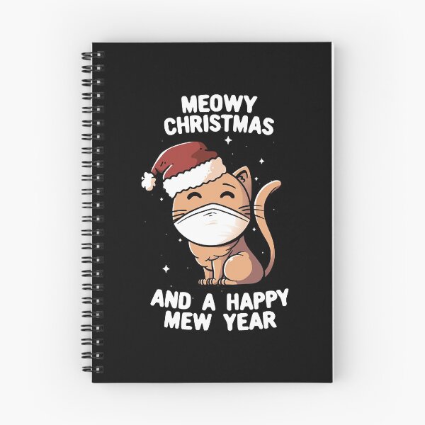 Item preview, Meowy Cat Christmas and Happy Cat Year Cute Cat Gift  designed and sold by greal198.