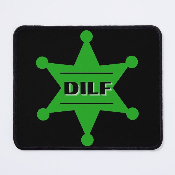Item preview, DILF Green badge - Hot Dad Badge designed and sold by CaitU.