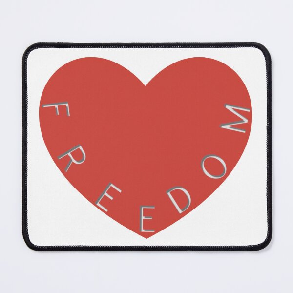 Item preview, Freedom Heart, Small Red Heart designed and sold by TheKingdomAttic.
