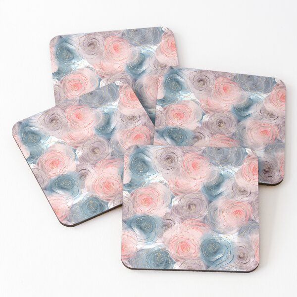 Item preview, Abstract roses fluid pattern designed and sold by Mashusha-art.