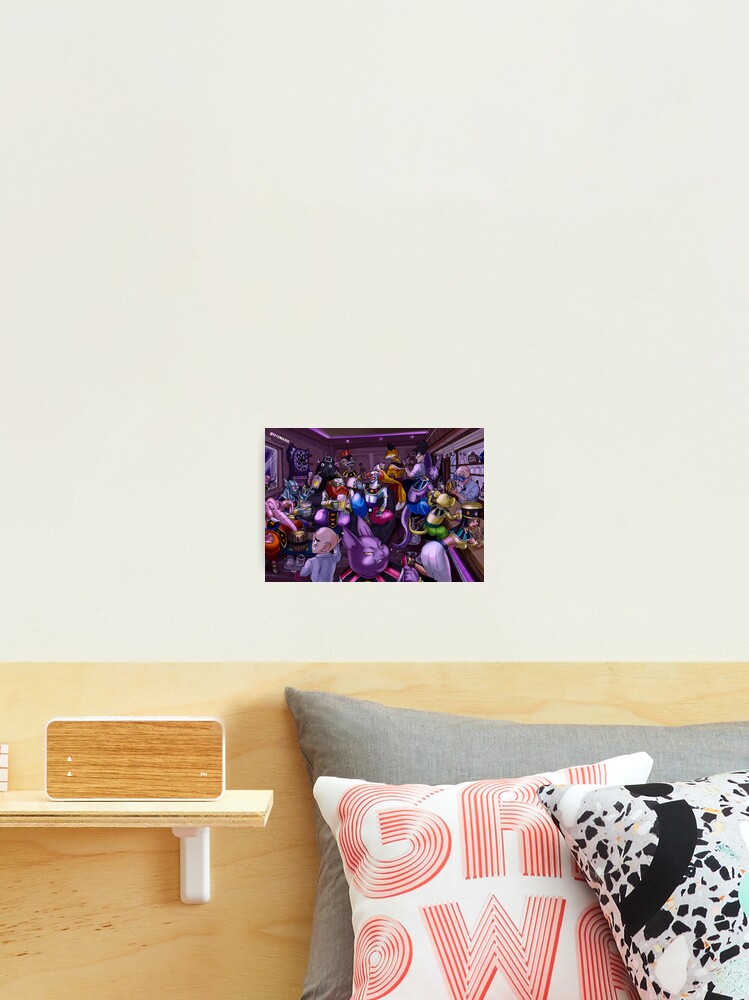 SSJ2 Goku vs Majin Vegeta - Q10Mark Photographic Print for Sale by q10mark