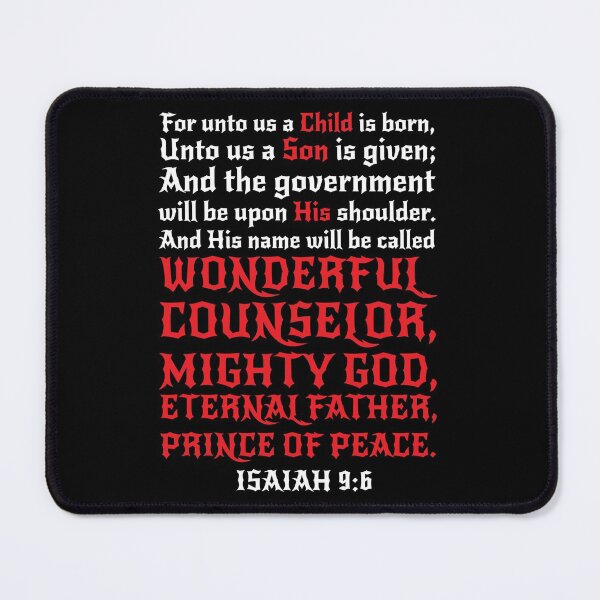 Item preview, Isaiah 9:6 designed and sold by plushism.