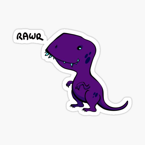 Dino stickers. Dinosaur collection By the_myro