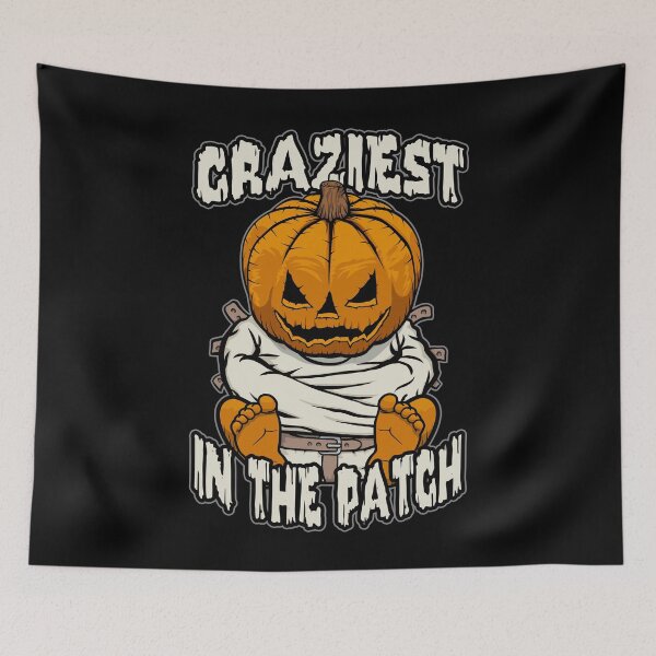 Item preview, Craziest Pumpkin In The Patch Insane Asylum Inmate Halloween designed and sold by GrandeDuc.