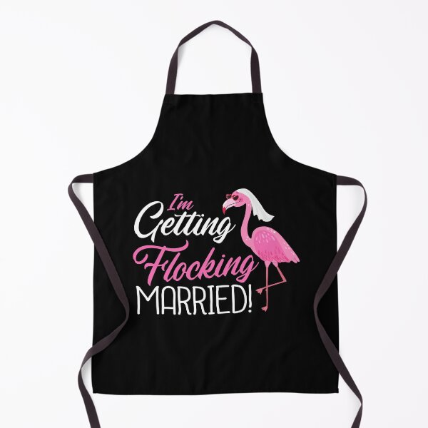 Item preview, I'm Getting Flocking Married Pink Flamingo Bride Funny Announcement  designed and sold by Merchking1.