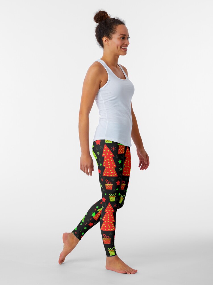 Alternate view of Playful Xmas Leggings