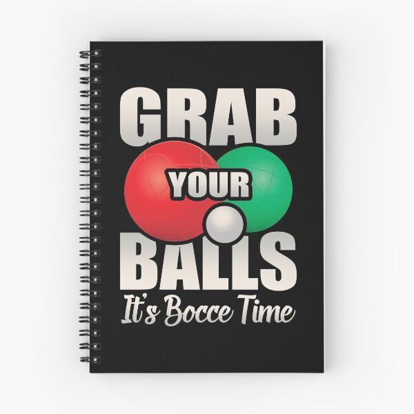 Item preview, Grab Your Balls, It's Bocce Time, Funny Gift Ball Player Italian Game designed and sold by Merchking1.