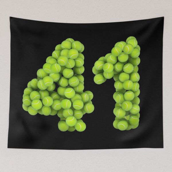 Item preview, Tennis Player Number 41 - Tennis Sports forty-one Game Set Match 41 designed and sold by elhefe.