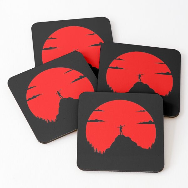 Item preview, Mountain guy with sunrise illustration art designed and sold by Bkstores.