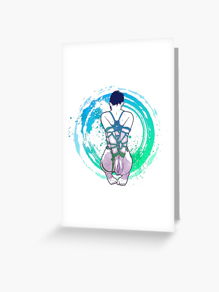 Shibari artwork - Rope art  Greeting Card for Sale by PraetorianX